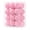 Pink, variant on HHJZPR Multi-Shape Velvet Flocked Christmas Ornament Set, 24 Pack 2.36in Shatterproof Foam Hanging Bauble Clear Tube Kit for Xmas Tree Farmhouse Vintage Winter Holiday Decor