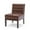 Brown, variant on Noble House Voll Faux Leather Tufted Slipper Chair, Dark Brown