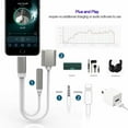 thumbnail image 6 of Headphone Adapter Connector AUX Audio Jack Stereo Car Charger 3.5mm Dongle Headphone Connector Adapter 2 in 1 for 7/7 Plus, 6 of 7