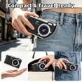 thumbnail image 3 of 4K Digital Camera,Autofocus 48MP 1080P HD Video Selfie Camera with 180° Flip Screen,Kids Digital Camera 8X Zoom Anti Shake Compact Cameras for Photography,32GB Black, 3 of 10