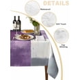 thumbnail image 2 of Rustic Purple Table Cloth, Abstract Oil Painting Grunge Art Ombre Waterproof Tablecloth for Rectangle Tables, Reusable Washable Fabric Table Cover for Restaurant Kitchen Dining Tables 60"x102", 2 of 6