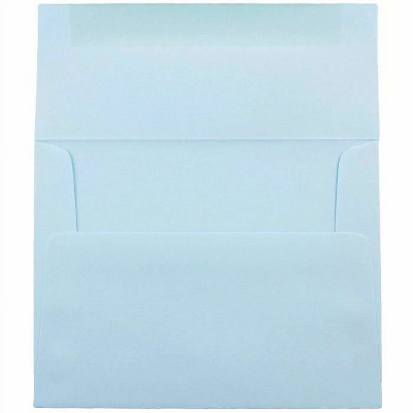 JAM Paper A6 Envelopes, 4 3/4 x 6 1/2, Baby Blue, 250/Pack