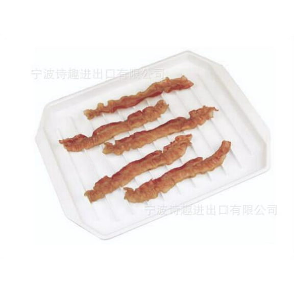 Bacon Baking Pan Cooking Tray Microwave Baking Rack Microwave Bakeware for Home