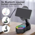 thumbnail image 3 of V53 Support de Haut-Parleur Rotatif, Support de Tablette 8 kg, NFC RGB Hi-Fi Audio, 3 of 4