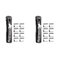 thumbnail image 1 of 2Pack Portable Binder Clip Stapler - includes 16 Reusable Clips, Handheld Paper Clam Clip Dispenser, Mini Push Stapler, Reusable Handheld Fast Paper Clipper for Office Home, 1 of 5