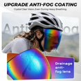 thumbnail image 6 of Full Cover Face Visor Protective, Tinted Full Face Shield Sun Protection,Anti-Fog & Anti-Glare Lightweight Futuristic Face Guard for Cycling, Gardening, Woodworking & Holiday Cosplay ﻿, 6 of 9