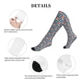 thumbnail image 5 of Rateoe Popcorn Compression Socks for Women and Men 20-30mmHg-Circulation Support Socks Knee High Nurse Pregnant Running Medical and Travel Athletic, 5 of 7