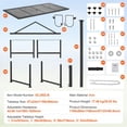 thumbnail image 2 of Vevor SCXJJHSYTM47HMU08V0 47 x 23 in. Livestock Stand, Black, 2 of 5