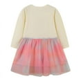 thumbnail image 2 of Yidarton European And American Style Girls Long Sleeve Dress Autumn New Mesh Princess Dress Cartoon Round Neck Cute Lace Children's Dress 3T, 2 of 7