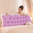 thumbnail image 6 of Bed Lumbar Support, Headboard Rest Cushion, Reading Pillow Tote, Soft Supportive Structure and Pressure Relief Function for King Beds, Large Bedrooms, and Family Resting, 6 of 6