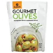 Gaea, Gourmet Olives, Handpicked Green Marinated Olives, 4.2 oz