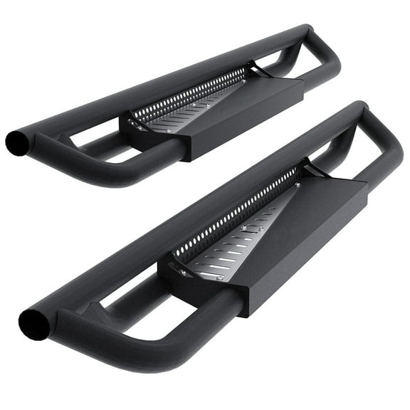 Ladcaser Running Boards, 6 Inch Drop Side Step Bars Compatible for JeepWrangler JL 2 Door 2018-2025, Black Powder Coated Running Boards