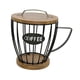thumbnail image 3 of Portacápsulas de café Portacápsulas de café Cesta organizadora moderna de hierro en forma de taza Negro con tapa, 3 of 9