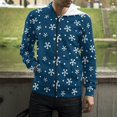 thumbnail image 5 of Sudadera con capucha y cremallera con copos de nieve navideños para hombre y mujer, sudaderas con capucha con estampado 3D, abrigos para niño y niño, ropa de calle con capucha y cremallera, 5 of 5