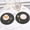 2, variant on Snmubt Fabric Leather Round Table Mats Double Sided Placemats Hotel Household Western Food Mats Bowl Mats (Gray)