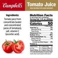 thumbnail image 2 of (6 pack) Campbell’s 100% Tomato Juice, 64 fl oz Bottle, 2 of 11