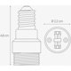 thumbnail image 5 of Adaptador de enchufe convertidor E14 a casquillos G9 - Adaptador de soporte de lámpara con base de bayoneta para bombilla halógena LED 5 piezas, 5 of 5
