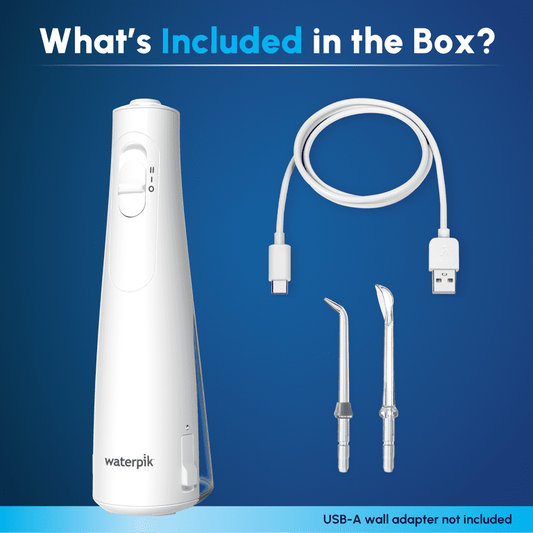 Waterpik Cordless Enhance Rechargeable Portable Water Flosser Oral