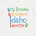 thumbnail image 4 of Inktastic Idaho Grandma Grandpa Loves Me Boys or Girls Baby T-Shirt, 4 of 5