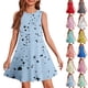thumbnail image 1 of Girls' Summer Dress Kids 2025 Sleeveless A-Line Summer Dress with Print Casual Loose Fit for Beach and Daily Wear ,Sie:140, 1 of 7