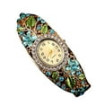 thumbnail image 2 of Yaman Watch for Women Women Bangle Crystal Flower Bracelet Quartz Watch Wristwatch BU other, 2 of 2