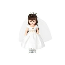 Madame Alexander 8-inch First Communion Day Collectible Doll, Light Skin/Brown Eyes/ Brunette