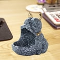 thumbnail image 3 of Cenicero de Shar Pei con diseño geométrico de animales de dibujos animados, adorno decorativo coleccionable para el hogar. gris, 3 of 8