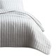 thumbnail image 4 of Juego de ropa de cama Benzara Queen, colcha arrugada de 3 piezas, gris, 4 of 5
