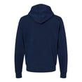 thumbnail image 2 of J. America Triblend Fleece Hooded Sweatshirt, True Navy Solid - 2XL, 2 of 2
