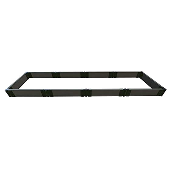 WEATHERED WOOD 2' X 8' X 5.5" RAISED GARDEN BED (2' SECTIONS) - 1" PROFILE