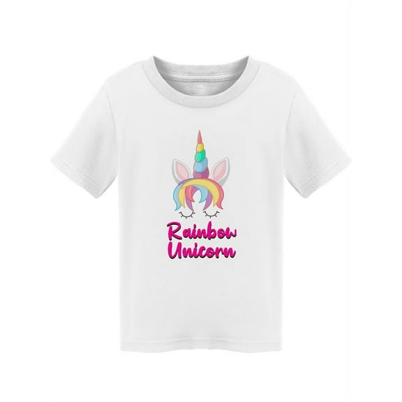 Rainbow Unicorn Design T-Shirt Toddler -Image by Shutterstock,  3 Toddler