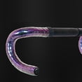 thumbnail image 2 of Three-color Mirror Chameleon Handle Strap Reflective Road Bike Riding Handlebar Wrap Tape Pair Color Changing Handlebar Purple, 2 of 9