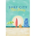 thumbnail image 1 of New Jersey, Surf City (12x18 Wall Art Poster, Room Decor), 1 of 3