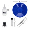 thumbnail image 6 of 6pc ASR Outdoor Gold Panning Kit Beginner Prospecting Equipment and Paydirt - Blue, 6 of 7
