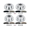 thumbnail image 3 of PowerStop Front and Rear Z23 Evolution Sport Carbon-Fiber Ceramic Brake Pad and Drilled & Slotted Rotor Kit Fits: FORD Select Models K6405, 3 of 10