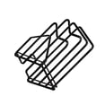 thumbnail image 1 of Billuyoard Soporte para tabla de cortar y estante para tapas de ollas, tamaño adecuado, ordenado y ordenado, para seguridad y encimera de cocina Organizadores de utensilios de cocina Negro, 1 of 6