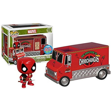 Funko Pop Rides Deadpool Exclusive Red Chimichanga Food Truck NYCC (Best Food Trucks Nyc)