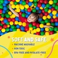 thumbnail image 4 of Ball Pit Balls 400 Count, 8 Colors Plastic Balls for Ball Pit Play Balls for Toddlers with Durable Storage Mesh Bag Bright Style, 4 of 5