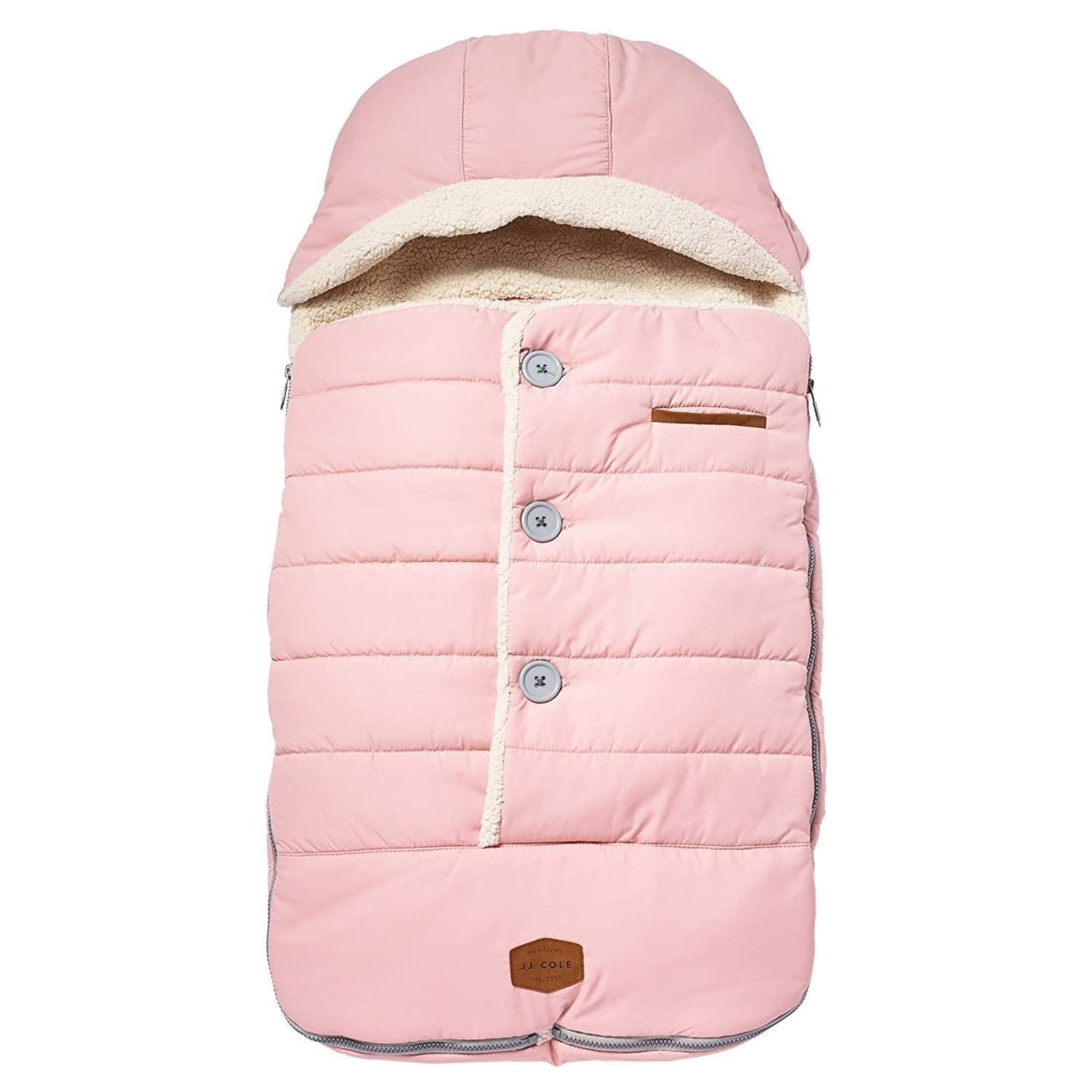 JJ Cole Bundleme Urban Toddler Bunting Bag Pink J00874 Weather Resistant Lined
