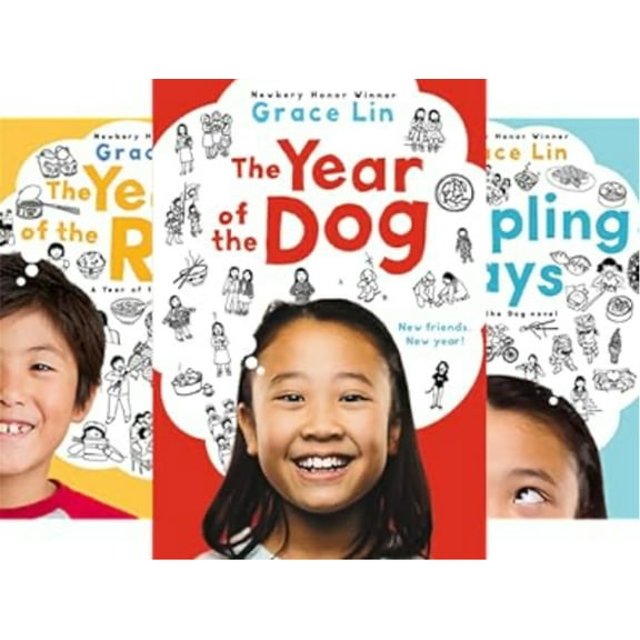 Pacy Lin Series Set : The Year Of The Dog; The Year Of The Rat; Dumpling Days by Grace Lin (Paperback Collection)