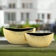 thumbnail image 3 of Quivelle Geometric Oval Planter Set (Set of 2), 3 of 6