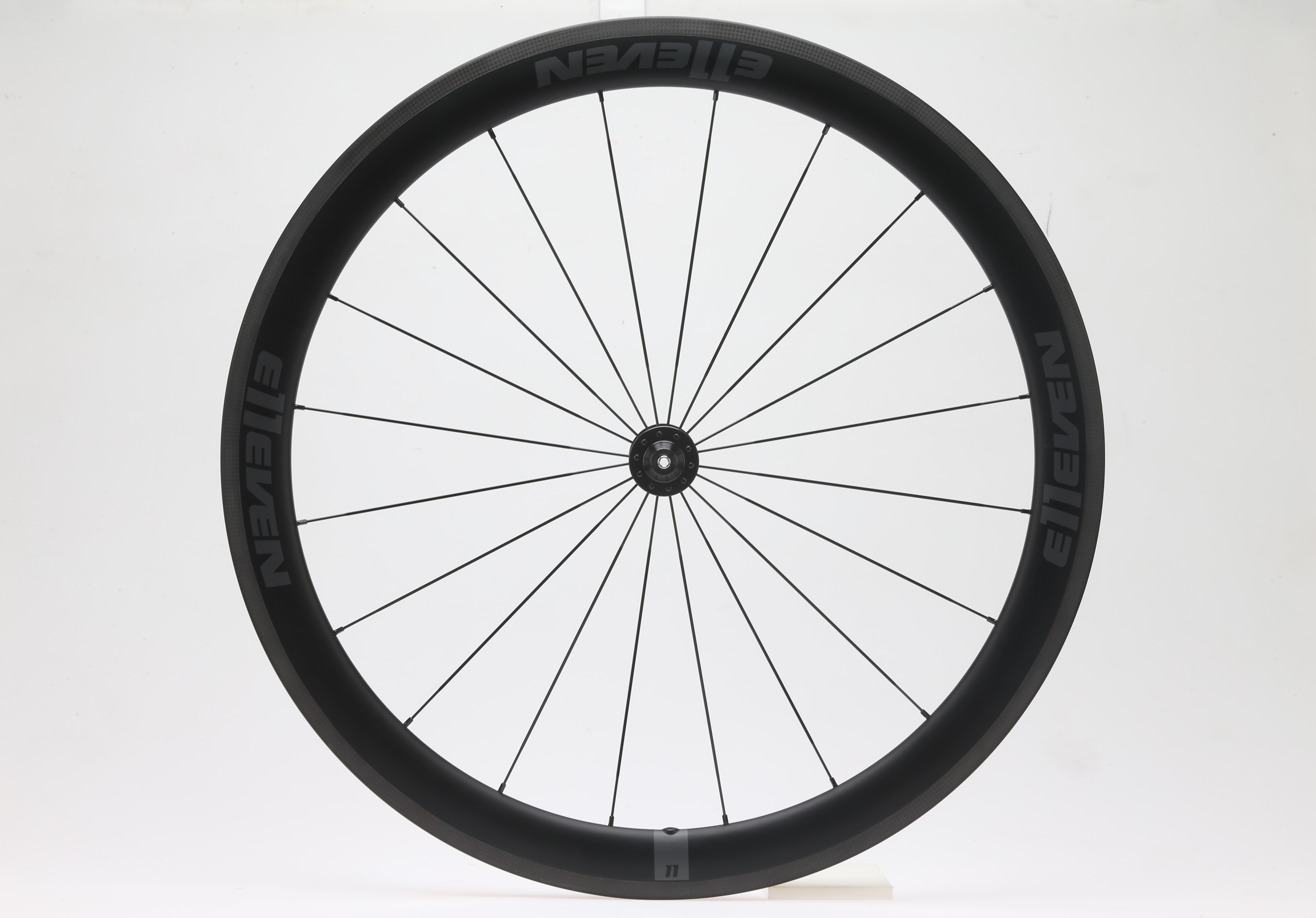 e11even 50mm carbon clincher wheelset with dt swiss 370 hubs