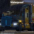 thumbnail image 5 of Xotic Tech Lámparas de luz de señal LED de lente transparente compatible con Kenworth T680 T700 T880 Peterbilt 567 ámbar 3-SMD (parte # 54-1211 554-1287 888-5422 888-5423), 5 of 5