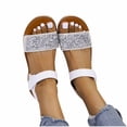 thumbnail image 4 of Zapatos de punta abierta para mujer Sandalias cómodas Sandalias de playa cómodas e informales Wmkox8yii nm4561, 4 of 5