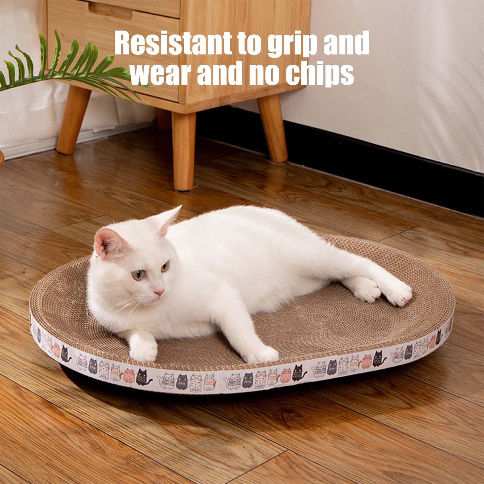 YZEGDCH Cat Scratching Board Cardboard Scratching Board for Indoor Cats Pet Supplies Cat Chair Scratch Board for Large Cats Scratcher Lounge