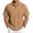 #Khaki, variant on Fanshiluo Men's Checkered Print Short Sleeve Polo Shirt, Casual Collared Golf T-Shirt,Size:L,Big and Tall Men