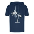 thumbnail image 3 of Camiseta Deportiva de Manga Corta de la Blusa de los Hombres Casual de la Moda Sólida con Capucha, Top Casual para Al Aire Libre, 3 of 7