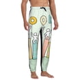 thumbnail image 4 of Xecao Books Print Active Tech Joggers for Men, Mens Sweatpants Lounge Pants with Pockets-Medium, 4 of 5