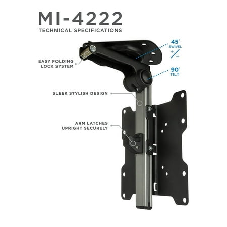 Mount It Tv Ceiling Mount Kitchen Under Cabinet Tv Bracket