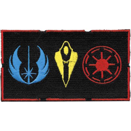 Star Wars Iron On Transfers - Patch - Star Wars - Symbols Logo Iron On Licensed Gifts Toys p-sw-0040